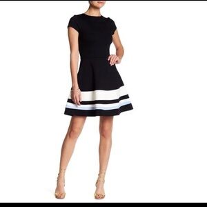 Love...ady Black and White Mini Dress